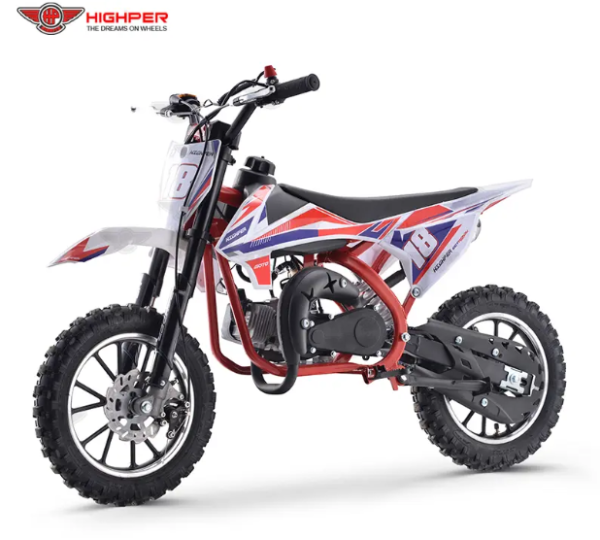 Dirtbike Highper DB-K1 49ccm 2 Takt 10 Zoll Bereifung Scheibenbremse